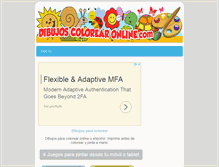 Tablet Screenshot of dibujoscolorearonline.com